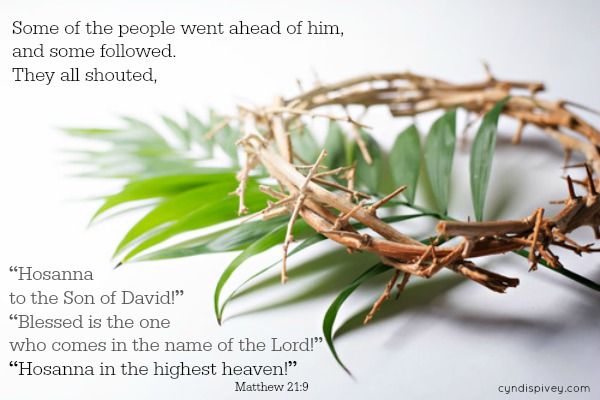 Palm Sunday Messages