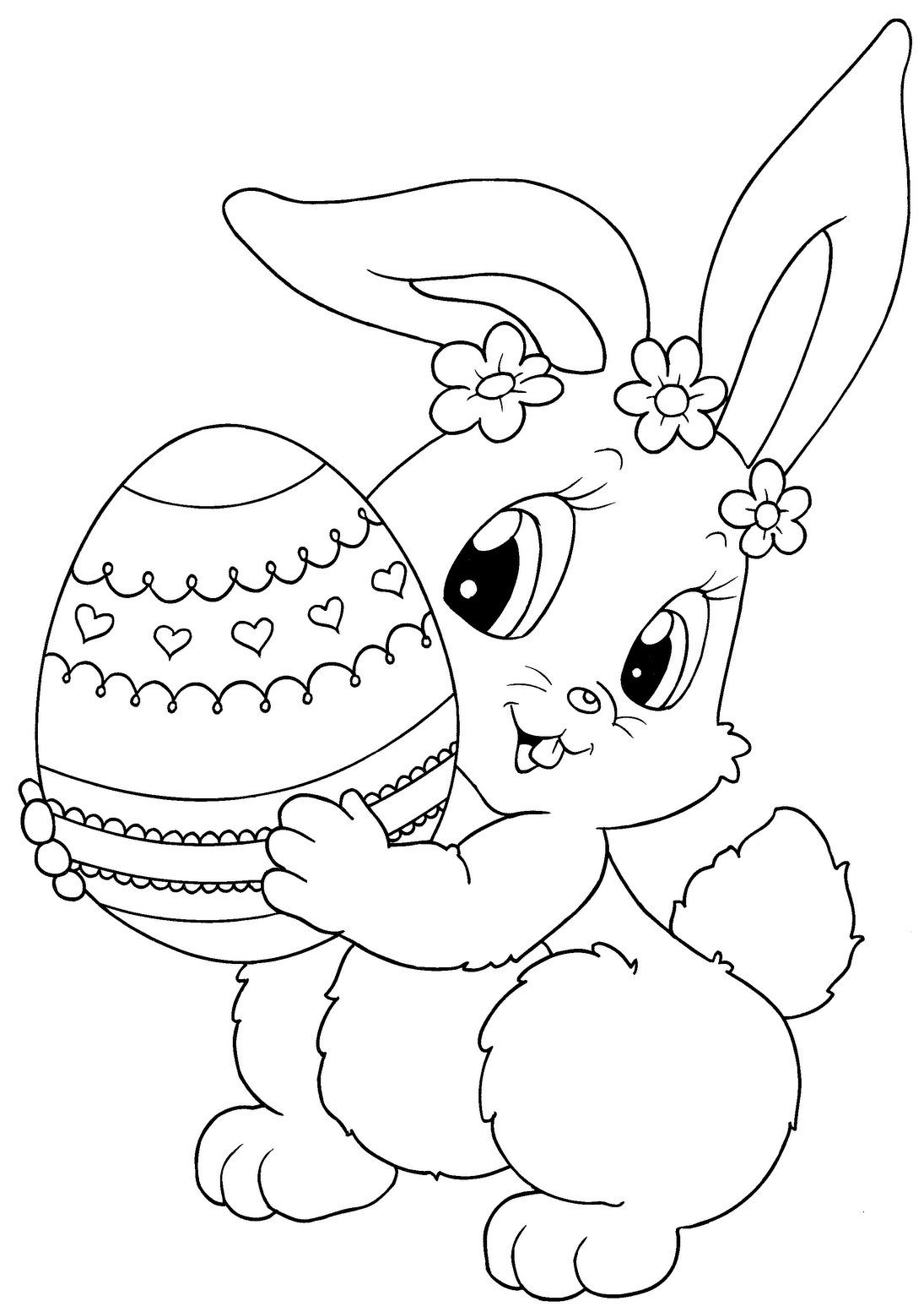 Easter Coloring Pages For Preschoolers