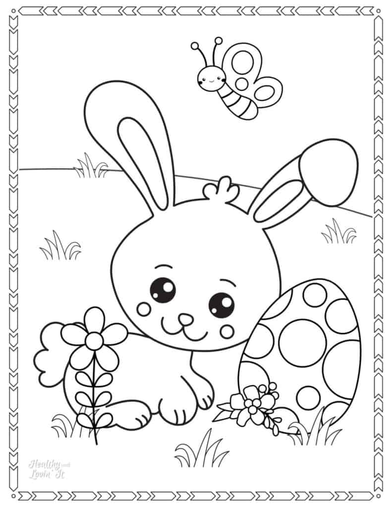 Easter Coloring Pages for Toddlers