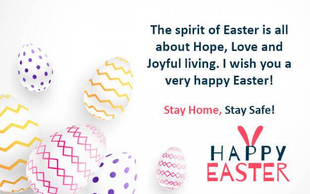 Easter Greetings Write on Easter Card