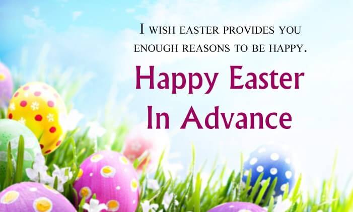 Happy Easter Wishes in Advance