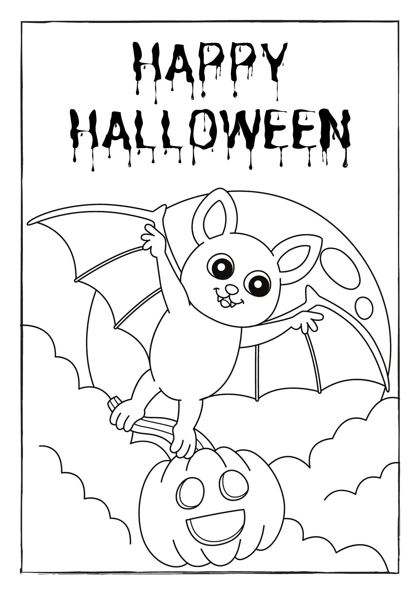 Printable Halloween Coloring Pages PDF