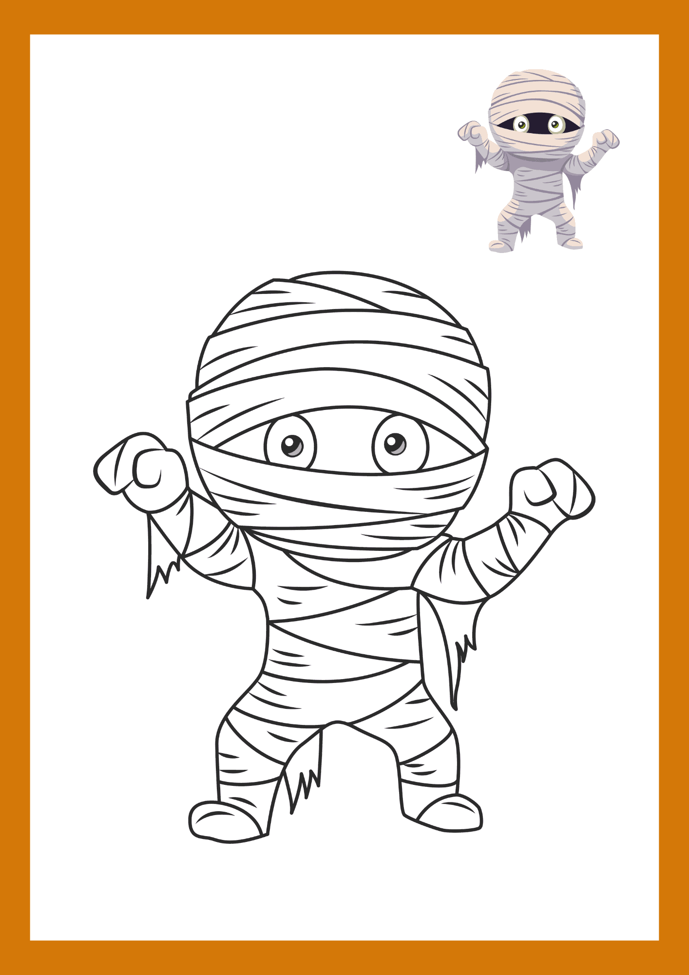 purple cute cartoon halloween coloring pages