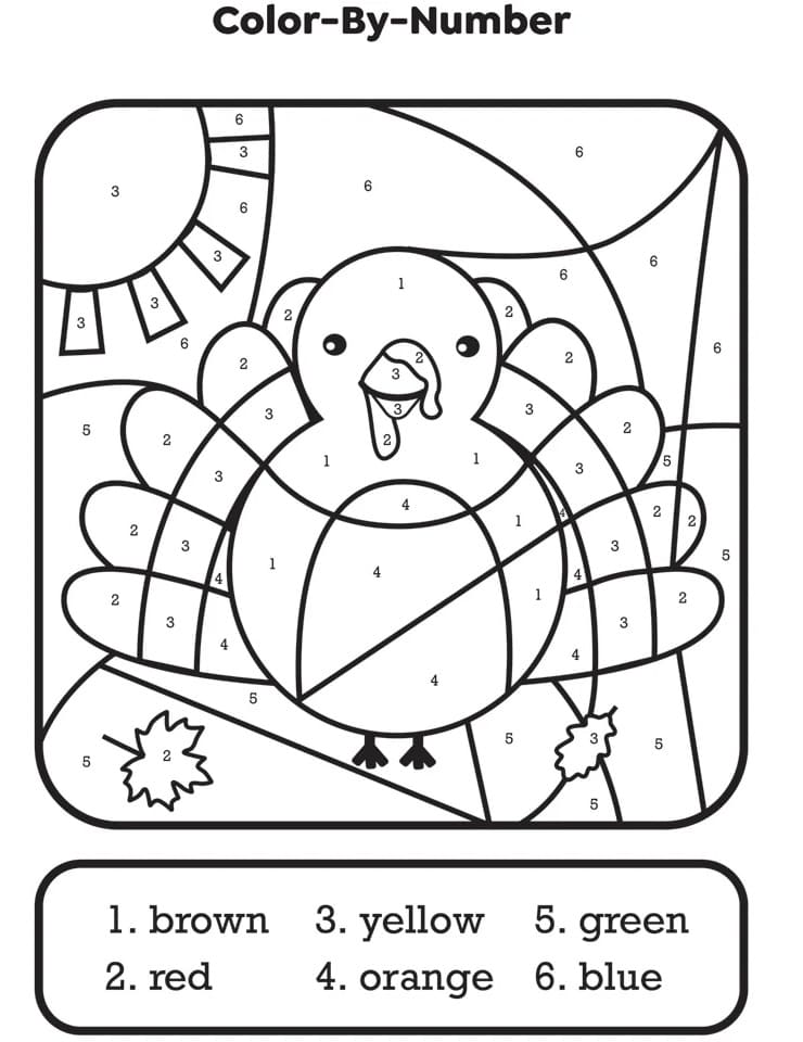 thanksgiving coloring pages for kids