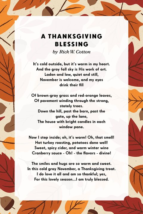 thanksgiving day poems for church