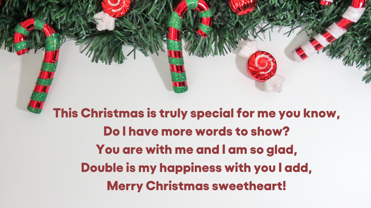 Sweet Merry Christmas Messages For Girlfriend