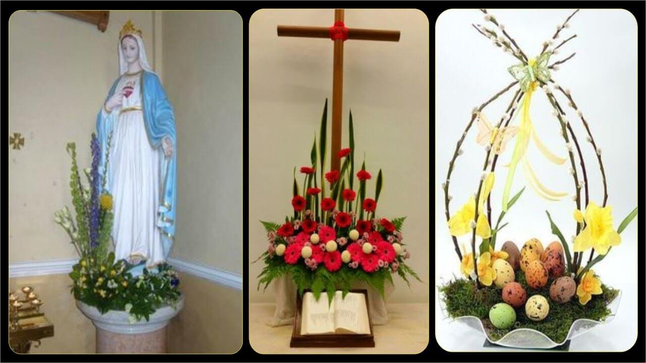 Easter church flowers for decorations