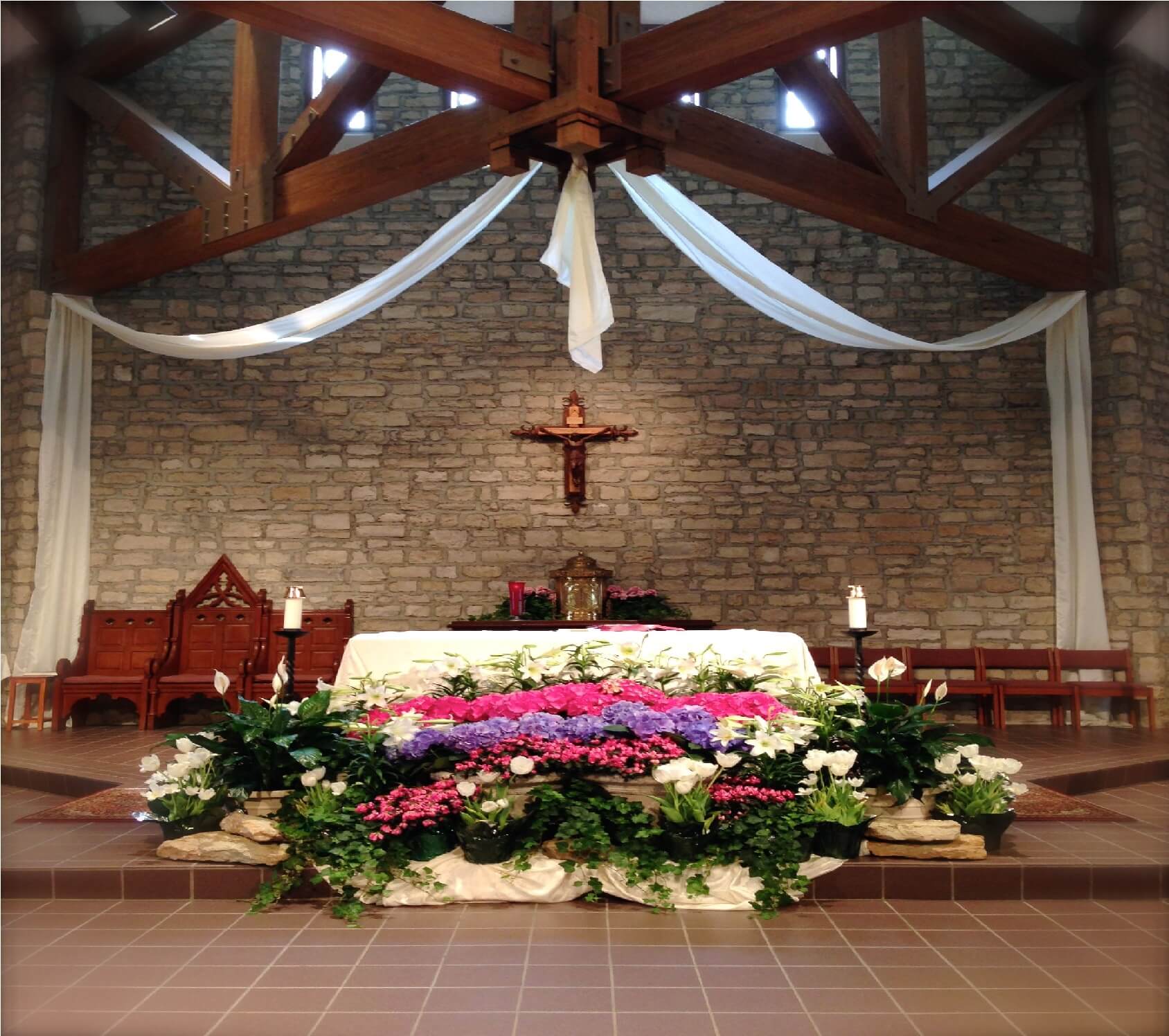 easter 2024 floral arrangements for church
