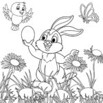 easter coloring page religious 2024