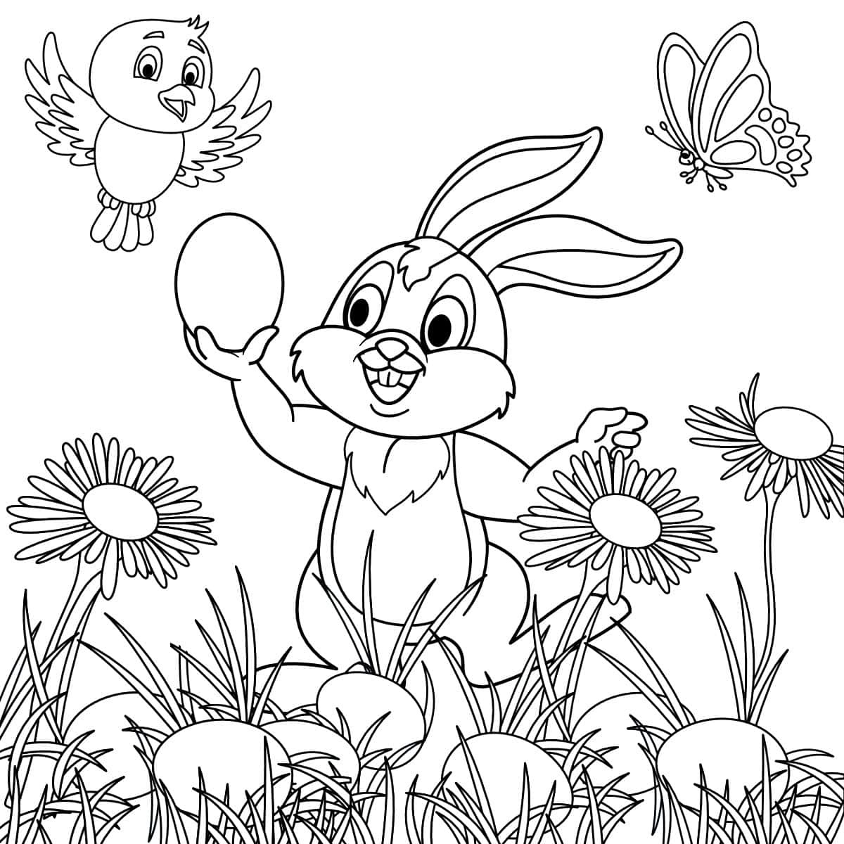 easter coloring page religious 2024
