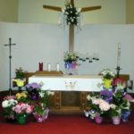 easter sunday church flower arrangement ideas