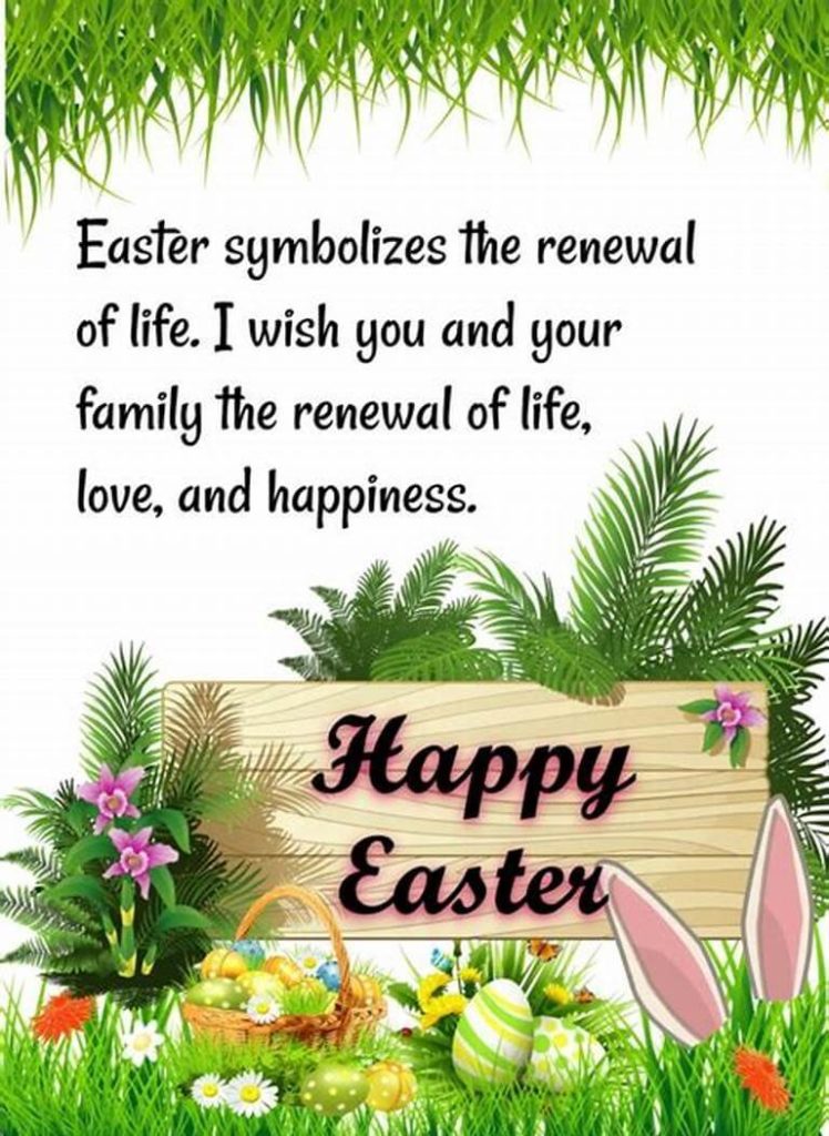 happy easter 2024 quotes and images